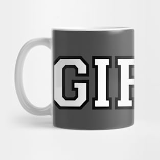 "Varsity Girls" - Queer Pride - (WHT Text) Mug